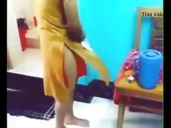 indian girl removing dress in front of her bf with hindi audio